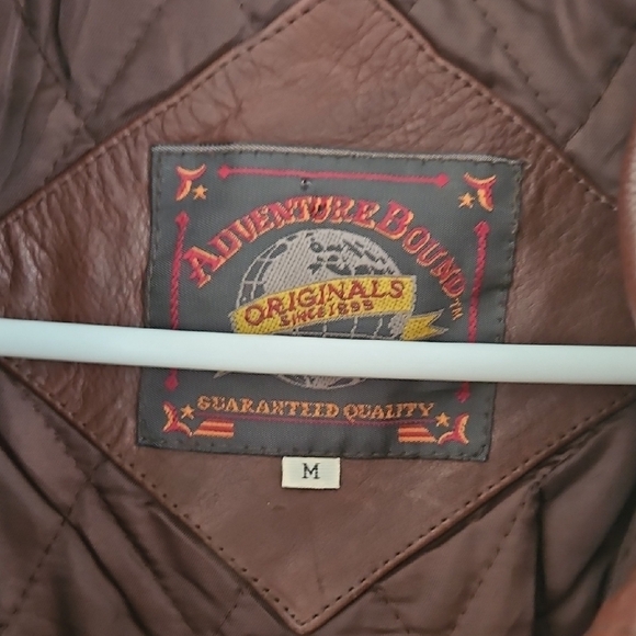 Brown Leather Jacket - Picture 2 of 9